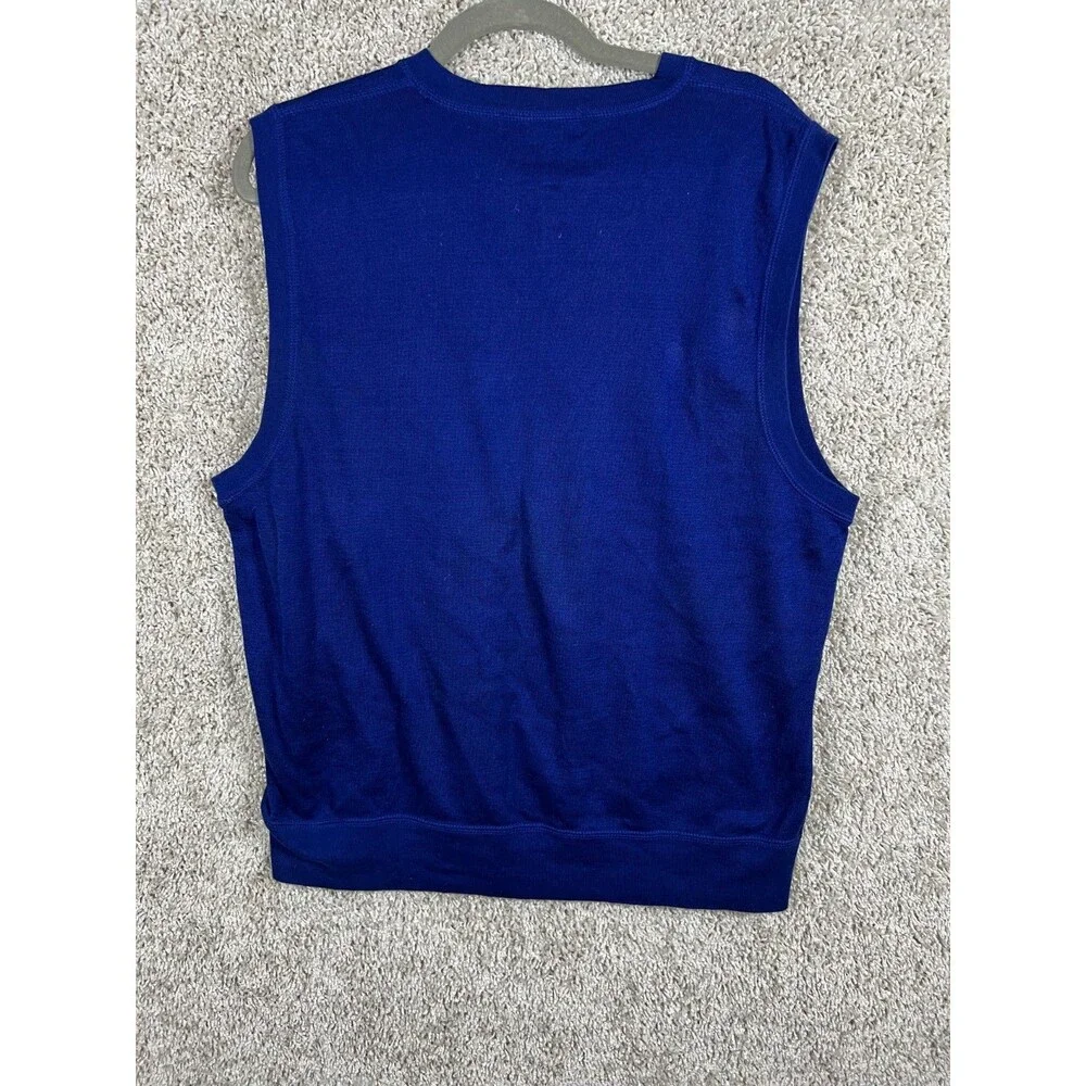 Polo Ralph Lauren Sweater Vest Mens Large Navy Pima Cotton Recent Label SIZE L